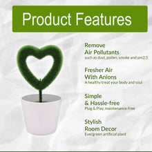 Load image into Gallery viewer, USB Powered Portable Green Plant Negative Ion Desktop Air Purifier_9
