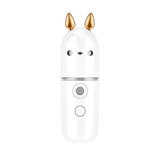 Load image into Gallery viewer, USB Rechargeable Rabbit Nano Mist Sprayer Facial Moisturizer_0
